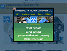 Tablet Screenshot of mot-car-repair.co.uk